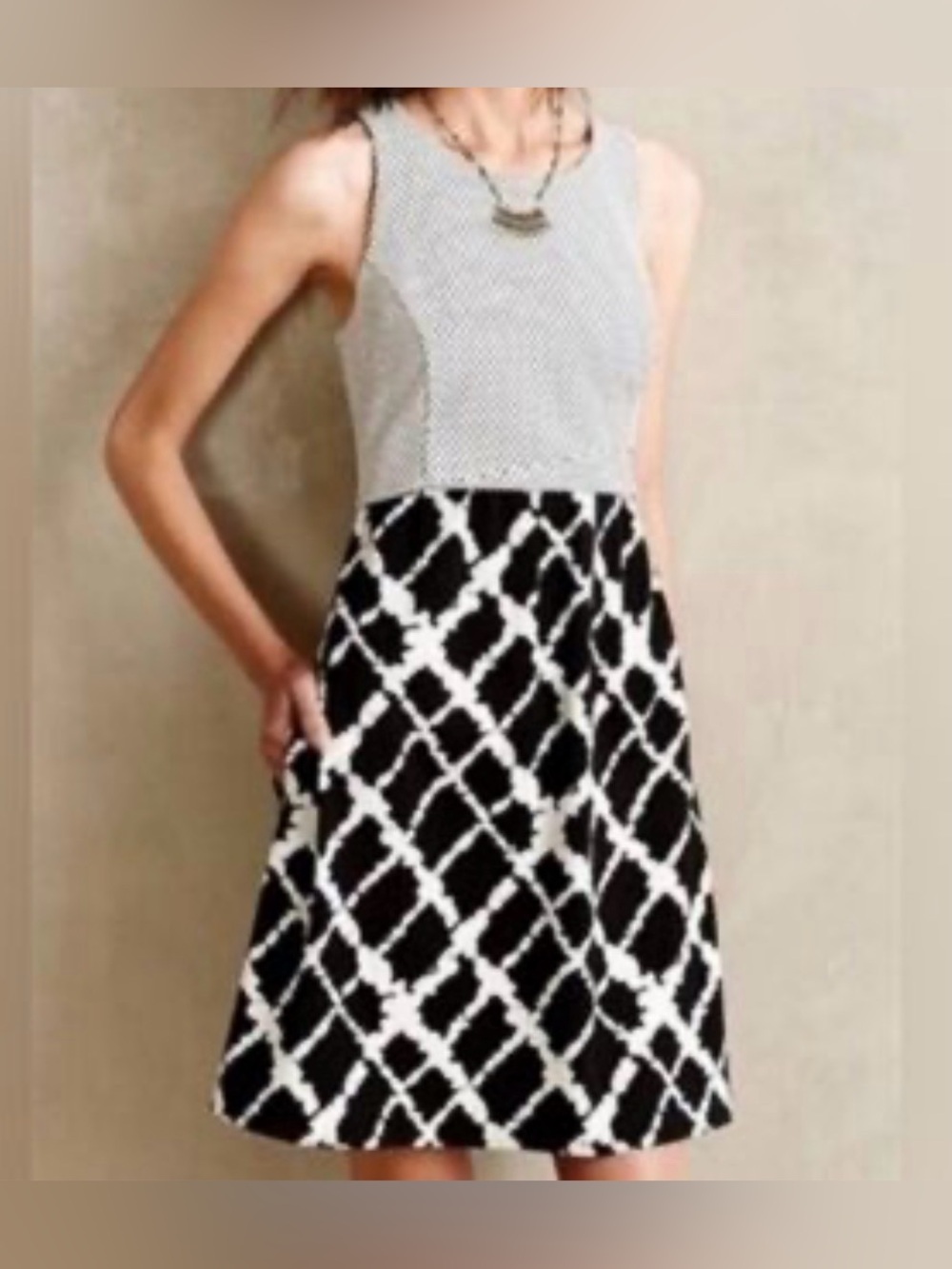 Anthropologie Aleida Sleeveless Dress by Tabitha